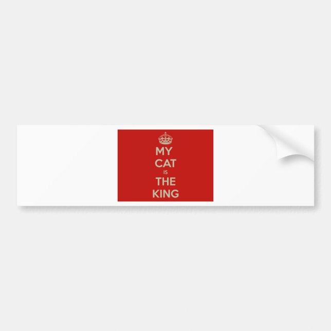 Cat Qoute Bumper Sticker (Front)