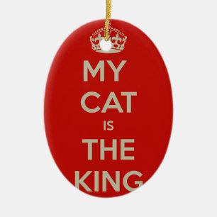 Cat Qoute Ceramic Ornament