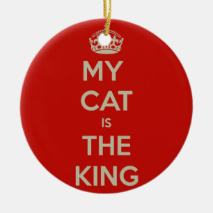 Cat Qoute Ceramic Ornament