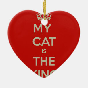 Cat Qoute Ceramic Ornament