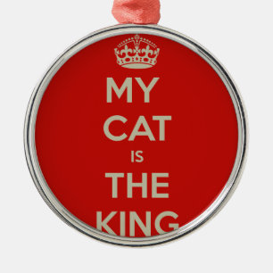 Cat Qoute Metal Ornament