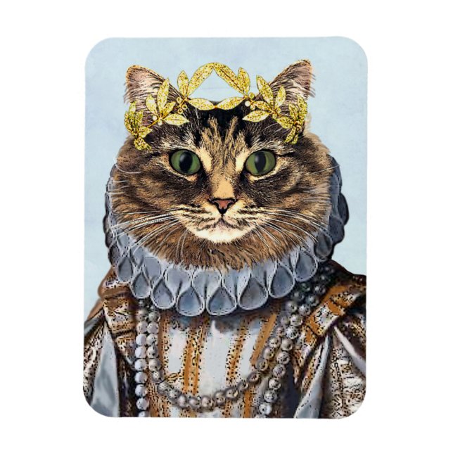 Cat Queen 2 Magnet (Vertical)
