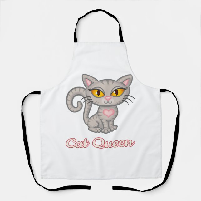 Cat Queen  Apron (Front)