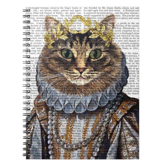 Cat Queen Notebook (Front)