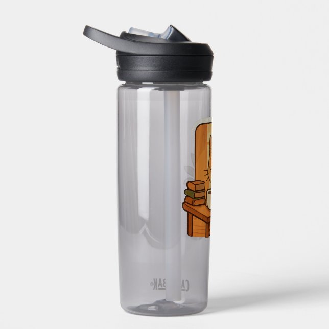  Cat Quiet but Focused Water Bottle (Right)