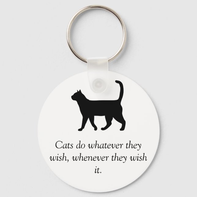Cat Quote from The Landowner’s Secret Keychain (Front)