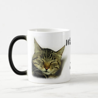 Cat quote mug(colour changing) magic mug