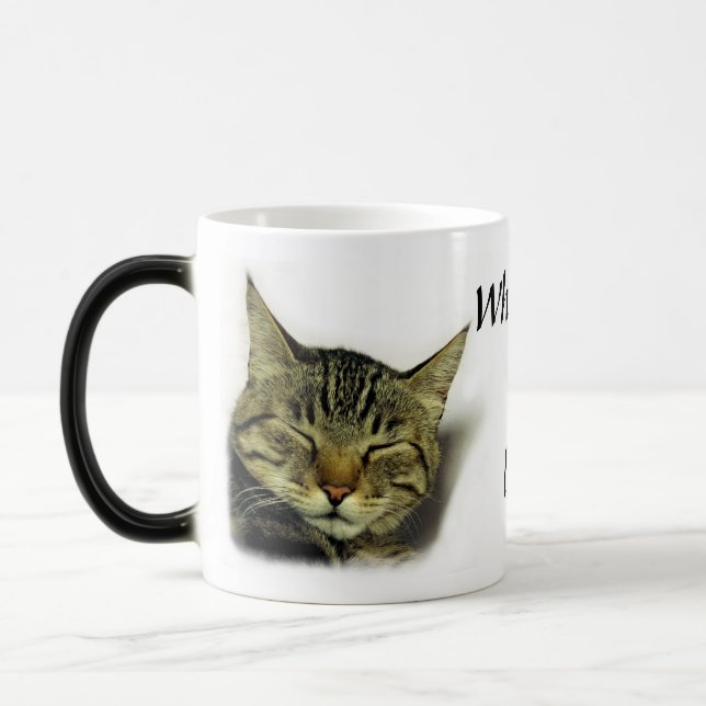 Cat quote mug(colour changing) magic mug (Left)