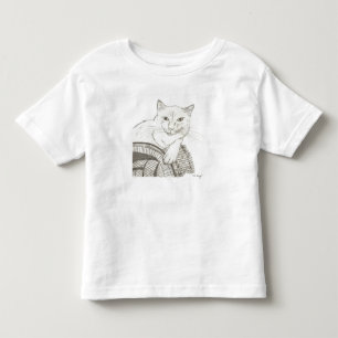 Cat Ragdoll Portrait Toddler T-Shirt