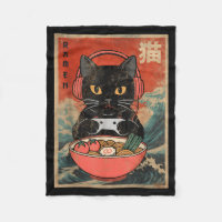 Cat Ramen Japanese Funny Graphic Kawaii Anime 