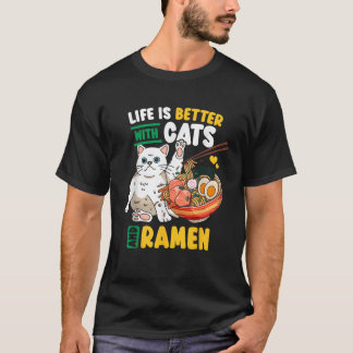 Cat Ramen Kawaii T-Shirt