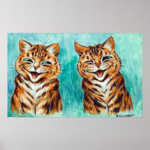 Cat Reconciliation, Louis Wain Poster