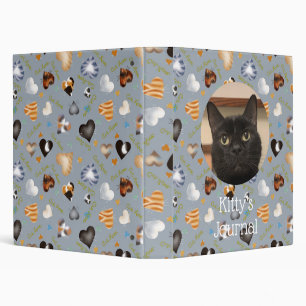 Cat Records Personalized Photo Album Binder