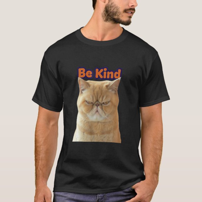 Cat Reminder Choose O Be Kind Everyday  Graphics T-Shirt (Front)