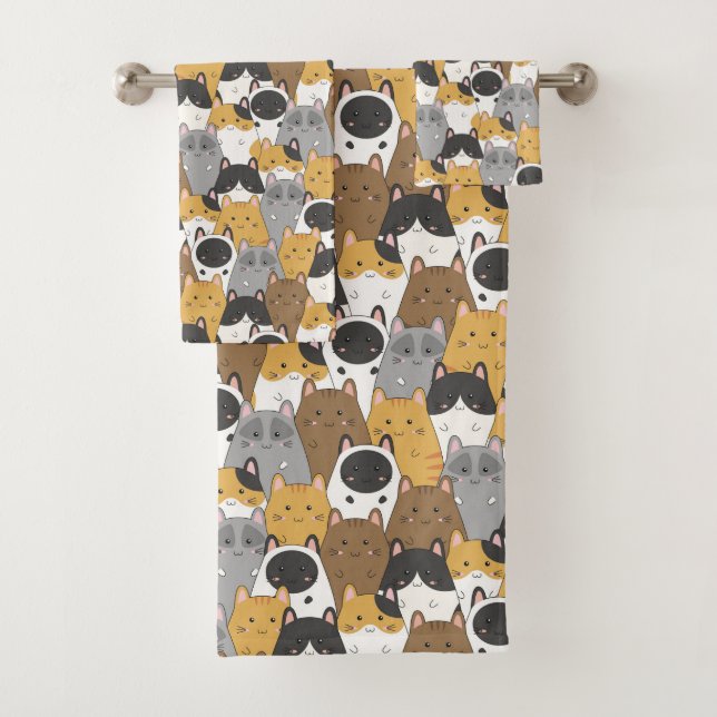 Cat Republic Bath Towel Set (Insitu)