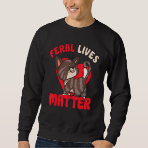 Cat Rescue Animal Rights Rescue Cat Adoption 1 Sweatshirt