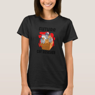 CAT RESCUE ANIMAL RIGHTS RESCUE CAT ADOPTION Premi T-Shirt