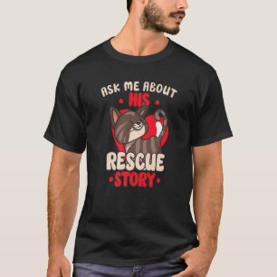 Cat Rescue Animal Rights Rescue Cat Adoption   T-Shirt