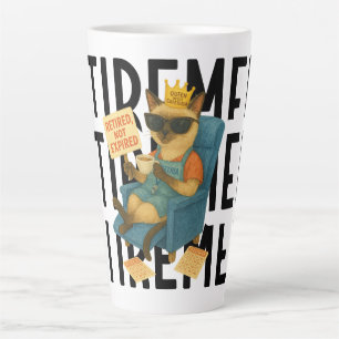 Cat retirement themed for Cat lovers Latte Mug
