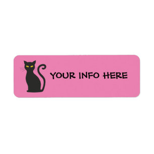 CAT RETOUR ÉTIQUETTES DE ADRESSE PERSONNALISÉS, CH