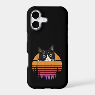 Cat Retro Style Black Cat Vintage Style Kitten Cat