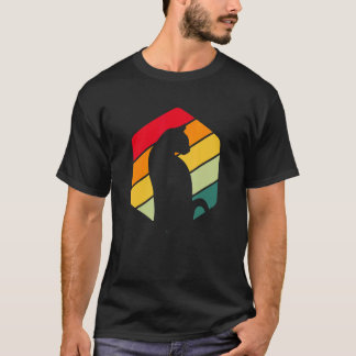 Cat Retro Style Feline Pet Kitty Cat Cat Owner T-Shirt