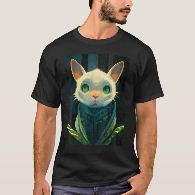 Cat Retro Style Kitty Cats   3 T-Shirt (Front)