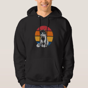 Cat Retro Sunset Cat Sunset I Retro Cat Hoodie