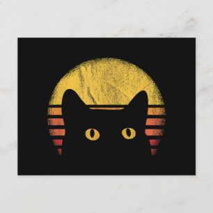 Cat Retro Vintage Enclosure Card