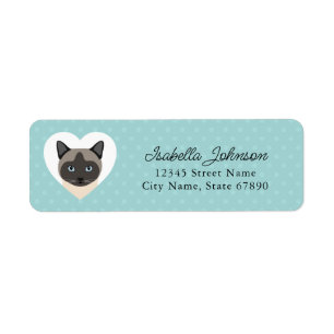 Cat Return Address Labels