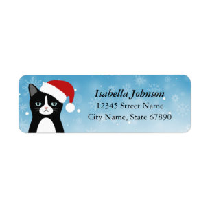 Cat Return Address Labels