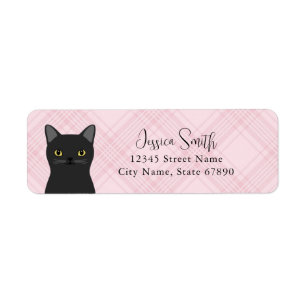 Cat Return Address Labels