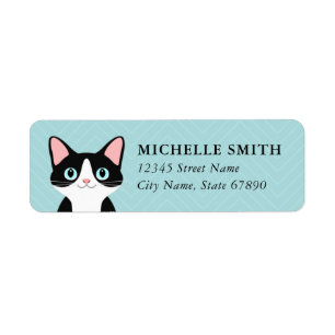 Cat Return Address Labels