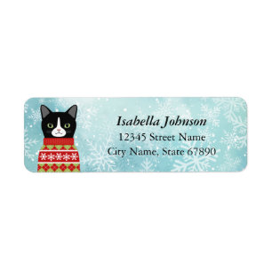 Cat Return Address Labels