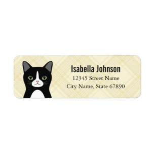 Cat Return Address Labels