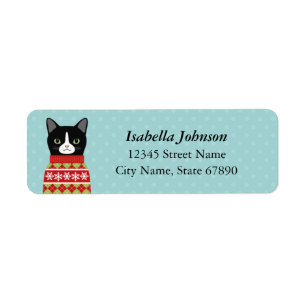 Cat Return Address Labels