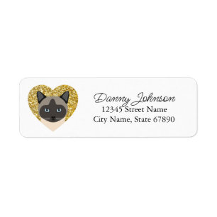 Cat Return Address Labels