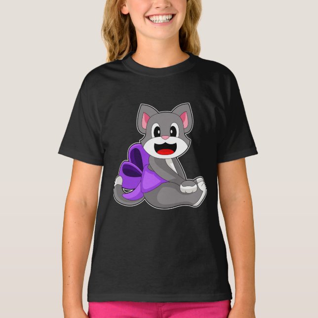 Cat Ribbon T-Shirt (Front)