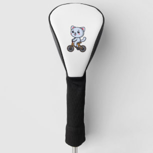 Cat Riding Bicycle Cat design gifts for women Golf Head Cover