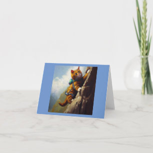 Cat Rock Climbing Card