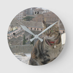 Cat Round (Medium) Wall Clock