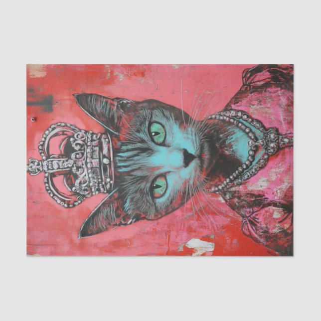 Cat Royal Highness5 Tissue Paper (Front)