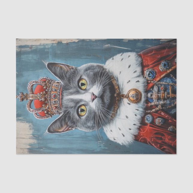Cat Royal Highness9 Tissue Paper (Front)