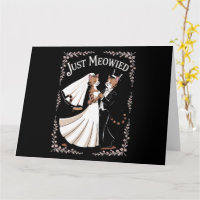 Cat Royal Wedding Funny Just Married Couples Dance