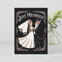 Cat Royal Wedding Funny Just Married Couples Dance