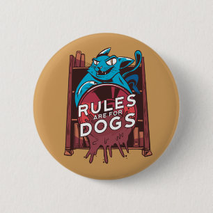 Cat Rule 2 Inch Round Button