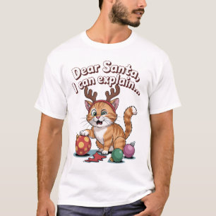 Cat’s Christmas Plan T-Shirt