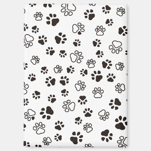 Cat’s Paws Repeated Pattern Magnet