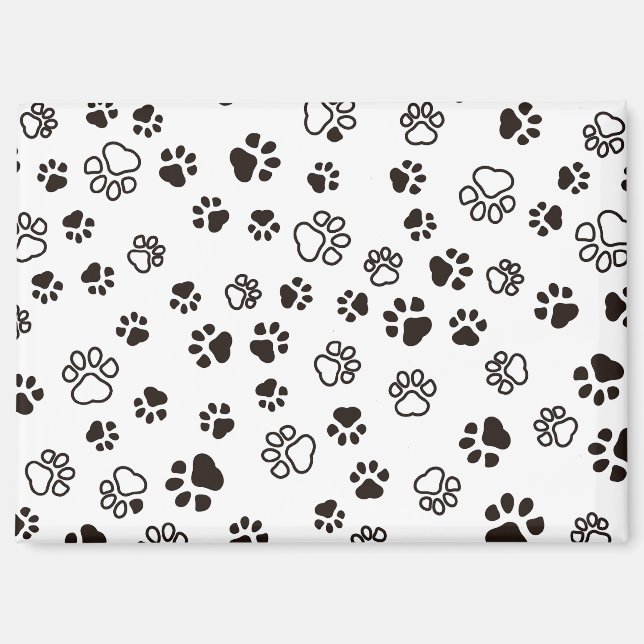 Cat’s Paws Repeated Pattern Magnet (Front)