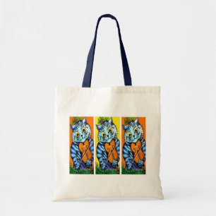Cat(s) Playing Violin by Louis Wain Tote Bag